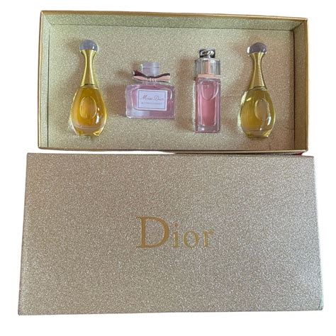 dior gift set with bag|dior miniature gift set.